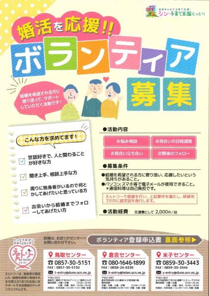 えんトリーボランティア募集