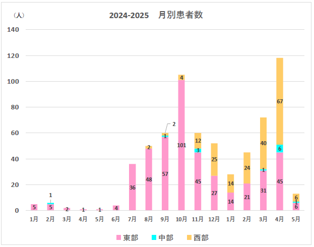患者数(月別)