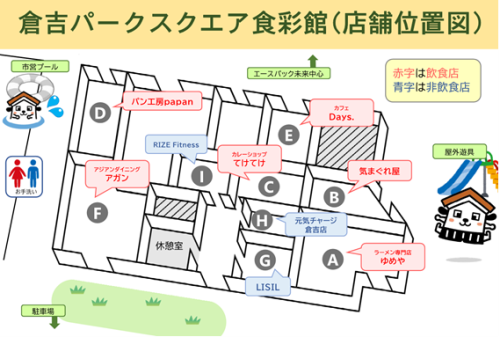 食彩館位置図