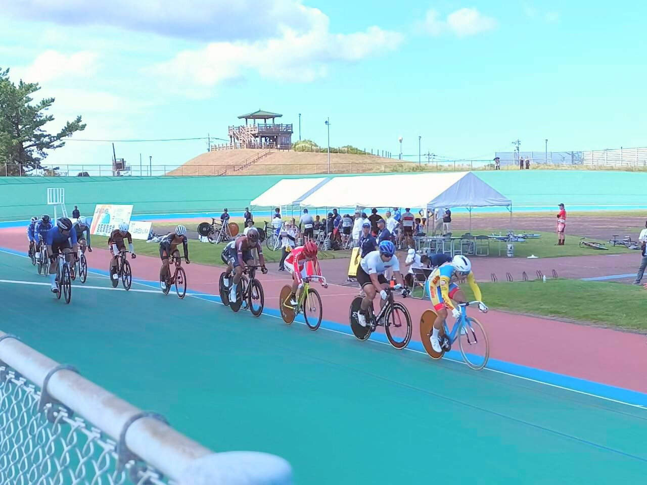 競技中
