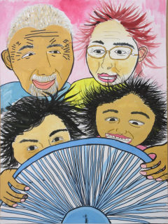 優秀賞「風と笑顔の夏」