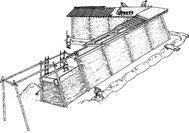 「築地塀の造営作業想像図」『古代の官衙遺跡　1.遺構編』奈良文化財研究所　2003.jpg