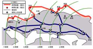 時間距離イメージ（現況）