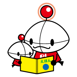 図書館のマスコットのピポル
